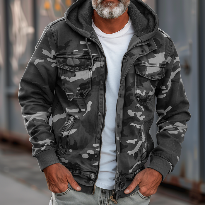 Arnoldo - Camouflagejakke til mænd