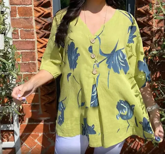 Sofia™ | Spring Bluse med V-hals