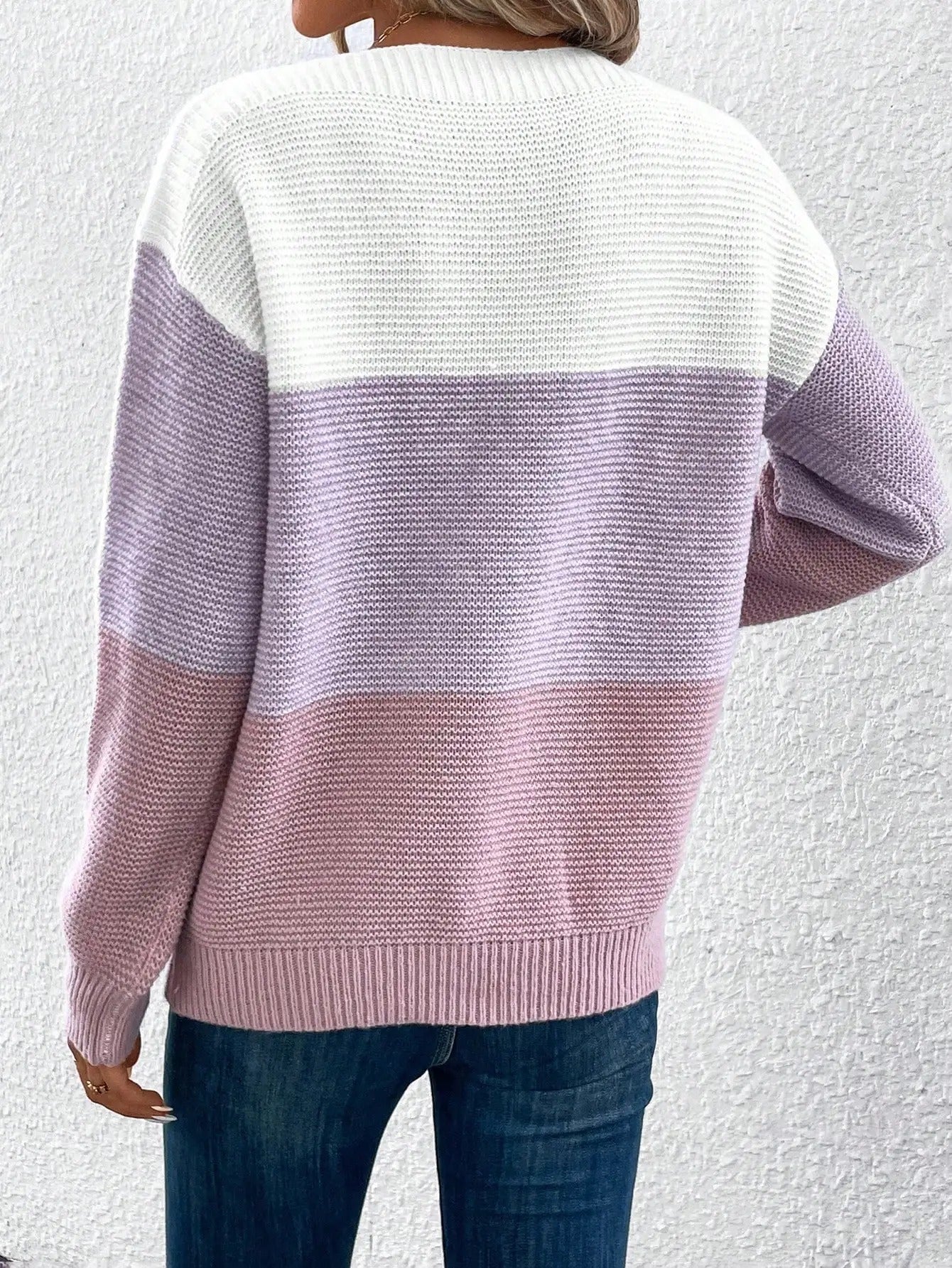 Aurora | Ombre strikket sweater