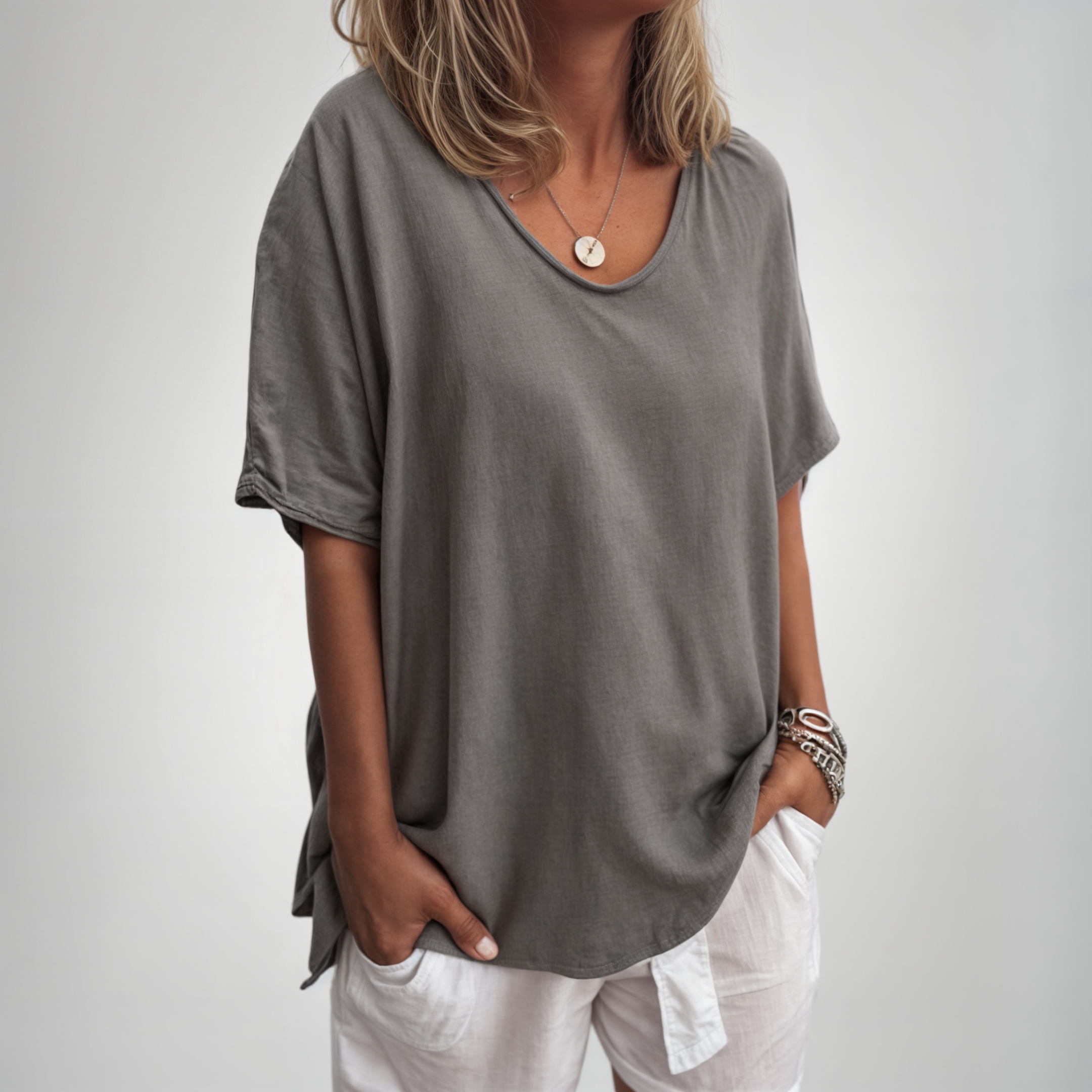Sofia™ | Behagelig Løs T-shirt