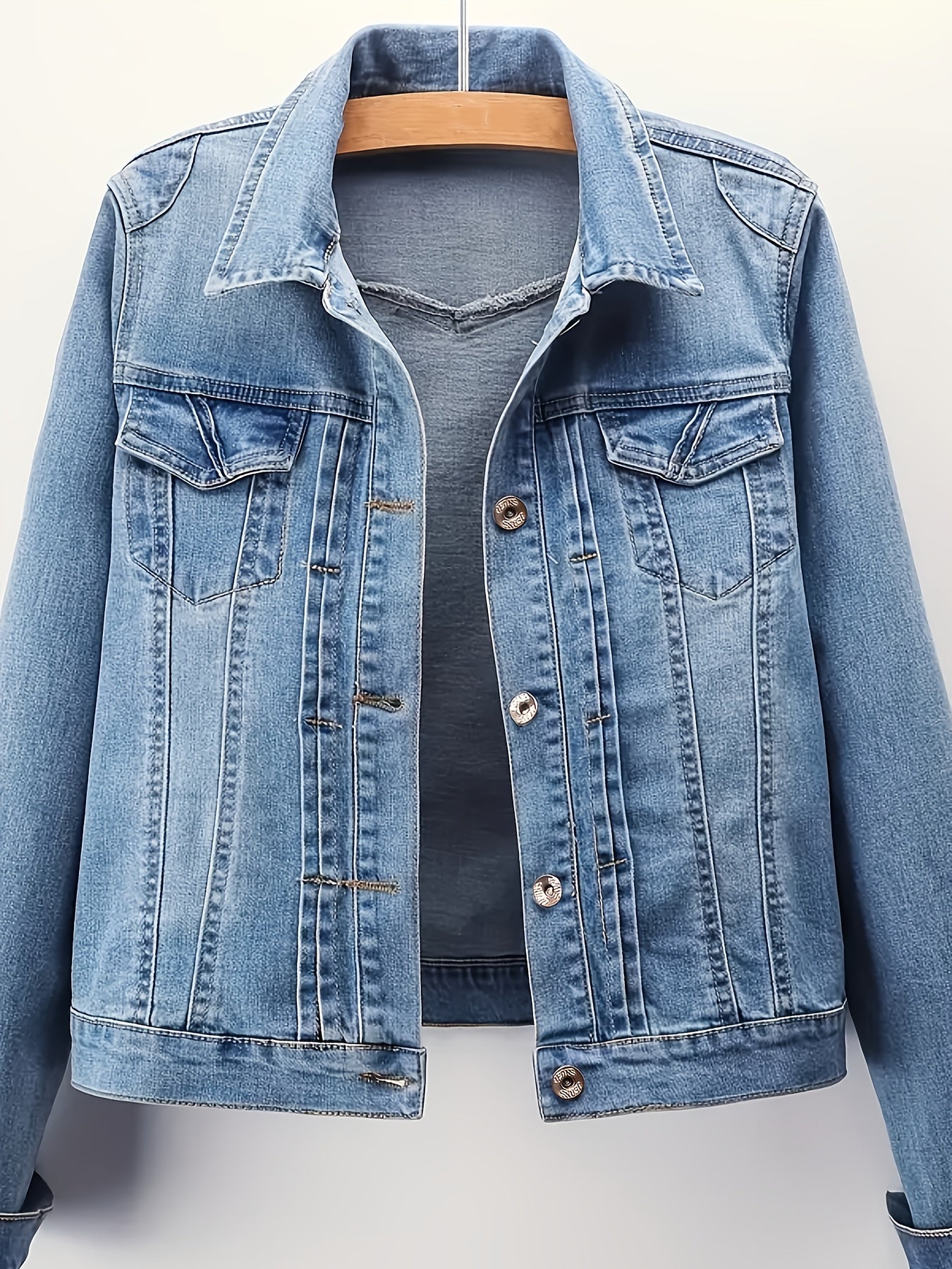 Sofia™ | Tidløs Denim Jakke