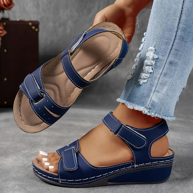 Sofia™ ortopædiske sandaler med kilehæl