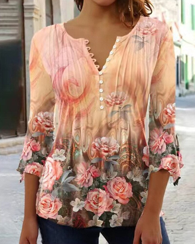 Sofia™ | Blomstret Tunika