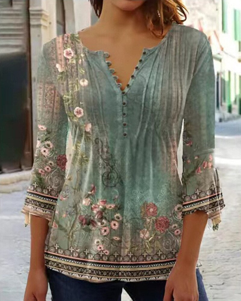 Sofia™ | Blomstret Tunika