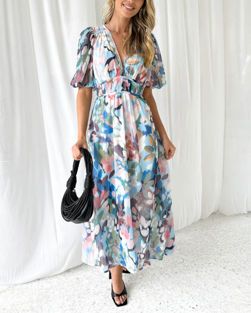 Sofia™ | Elegant kjole med blomster