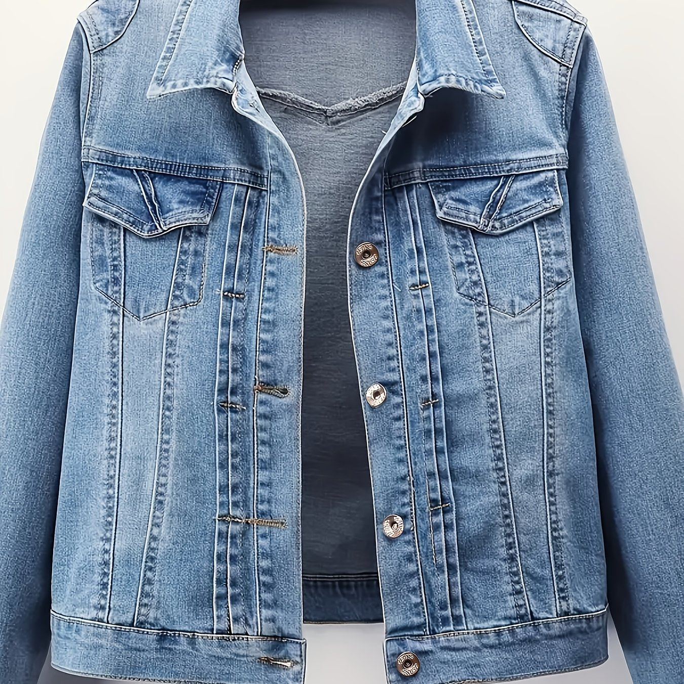 Sofia™ | Tidløs Denim Jakke