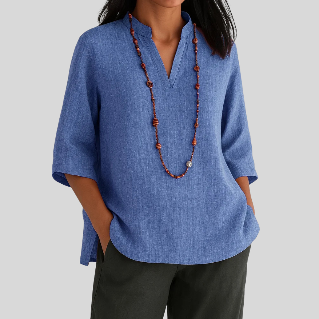 Sofia™ | Tidløs Afslappet Bluse