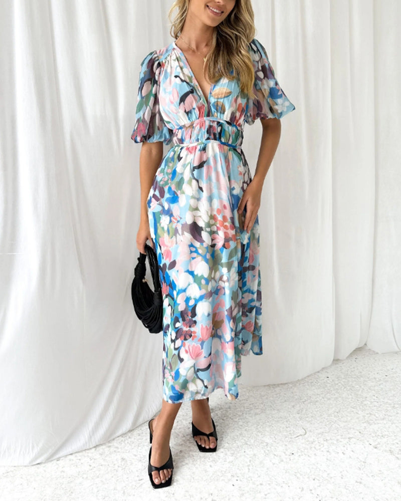 Sofia™ | Elegant kjole med blomster