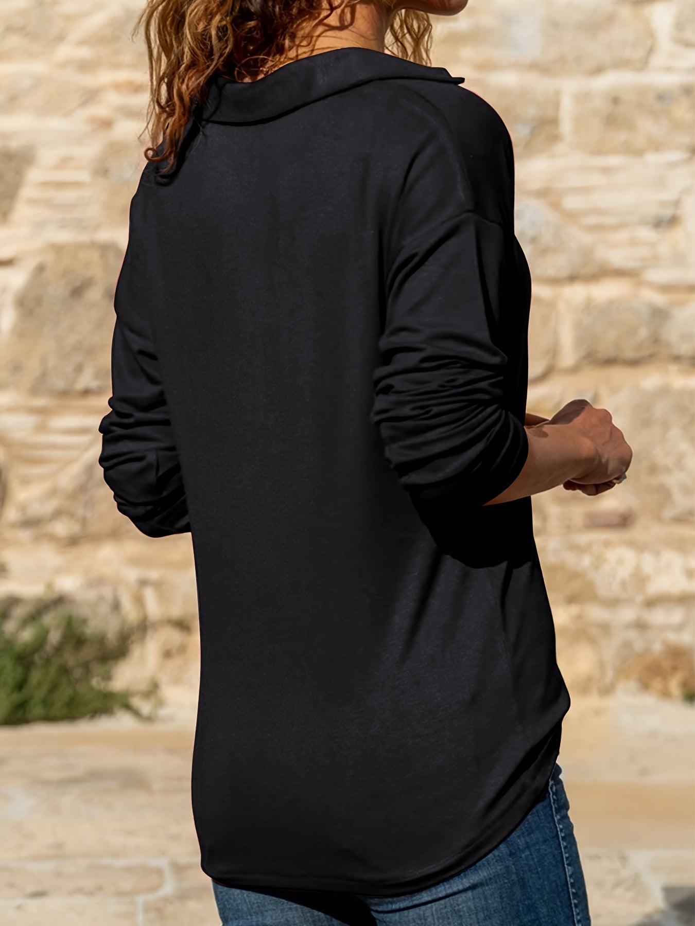 Sofia™ | Afslappet Zip-bluse med Komfort