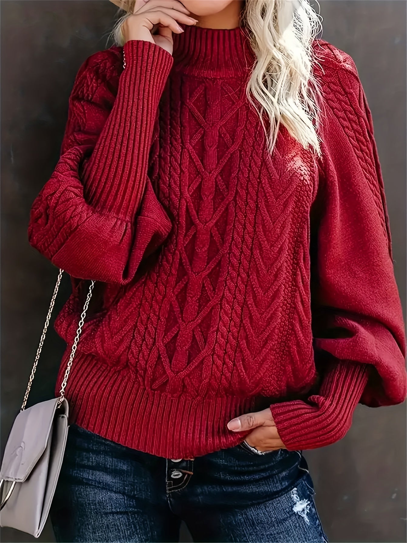 Sofia™ | Elegant sweater med fletmønster