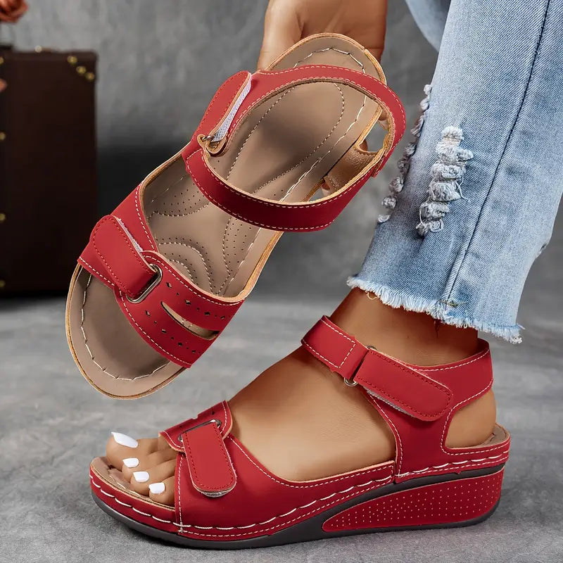 Sofia™ ortopædiske sandaler med kilehæl