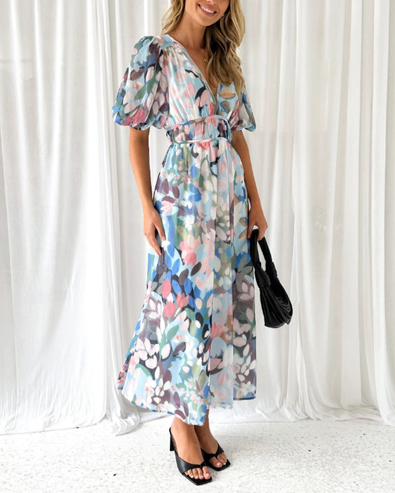 Sofia™ | Elegant kjole med blomster