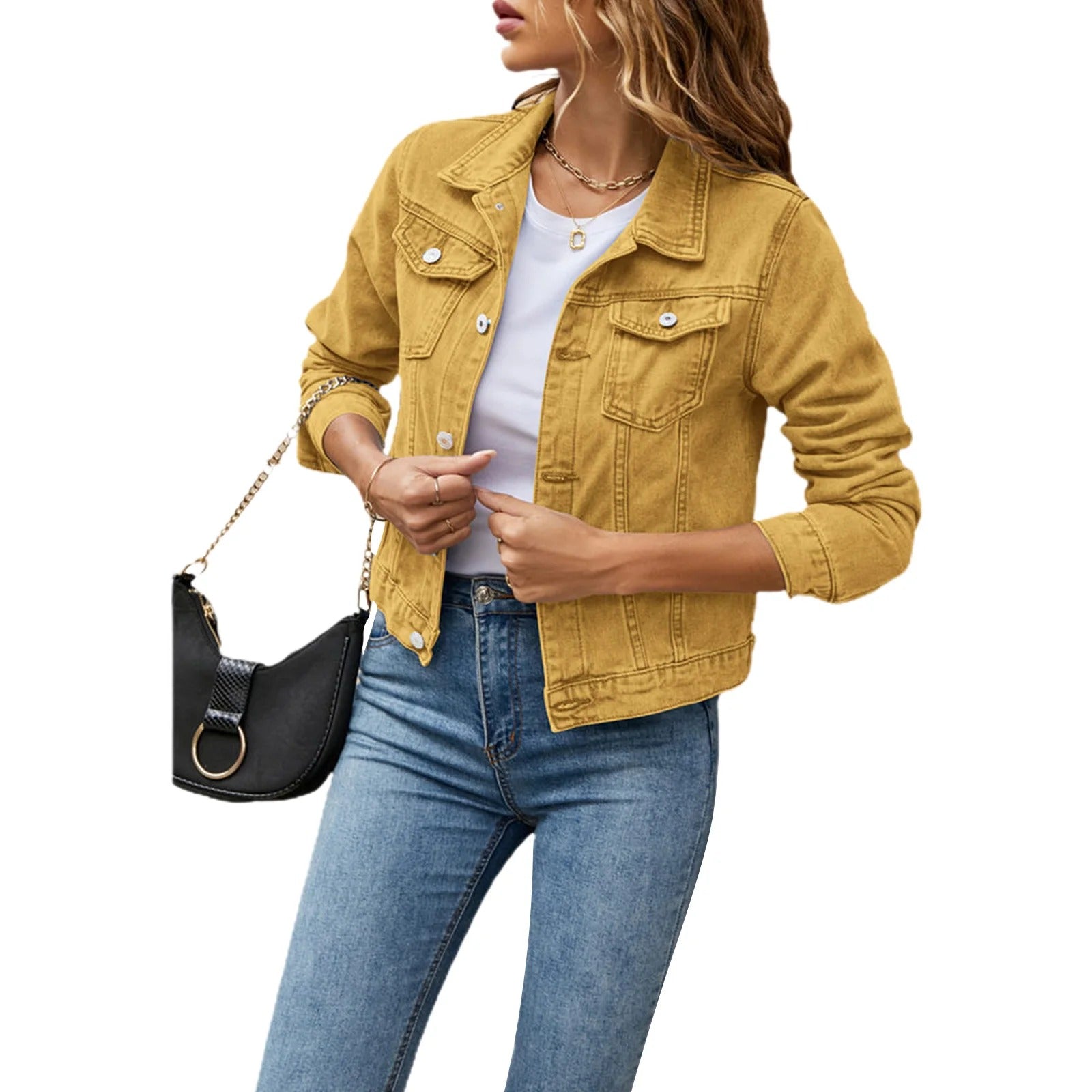 Sofia™ | Stilfuld Casual Denimjakke