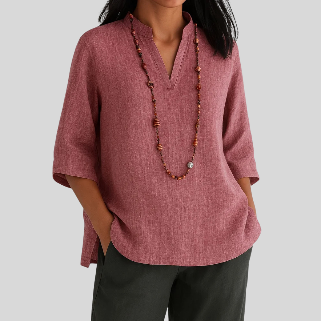 Sofia™ | Tidløs Afslappet Bluse