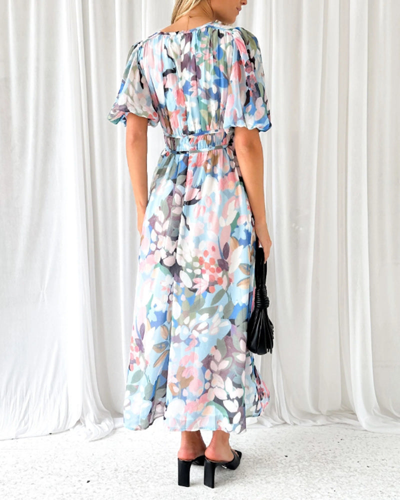 Sofia™ | Elegant kjole med blomster
