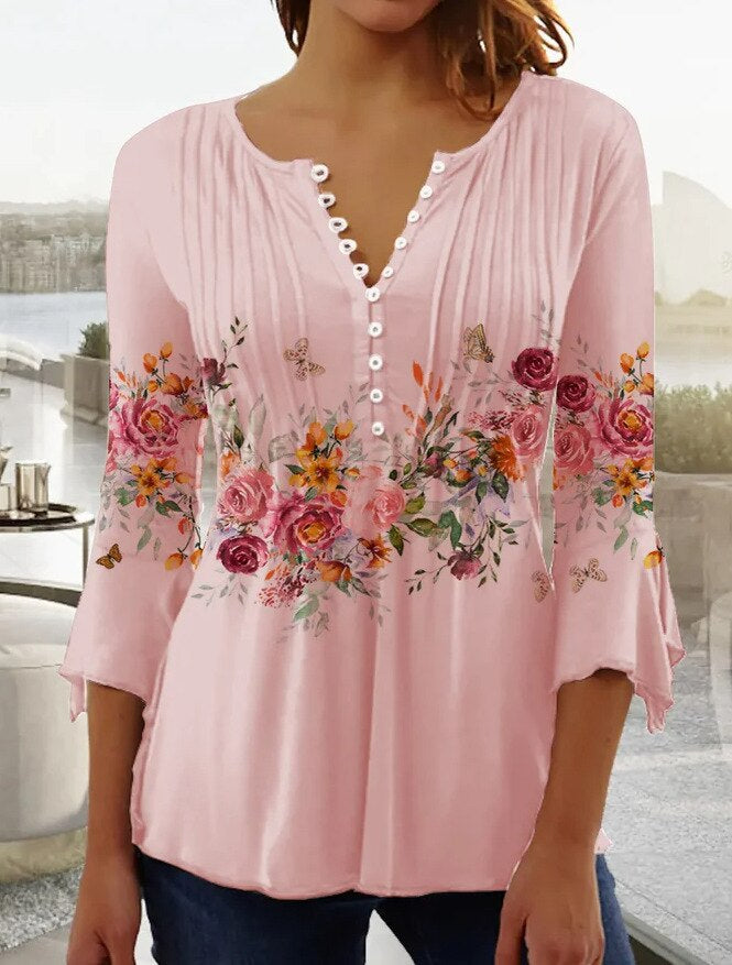 Sofia™ | Blomstret Tunika