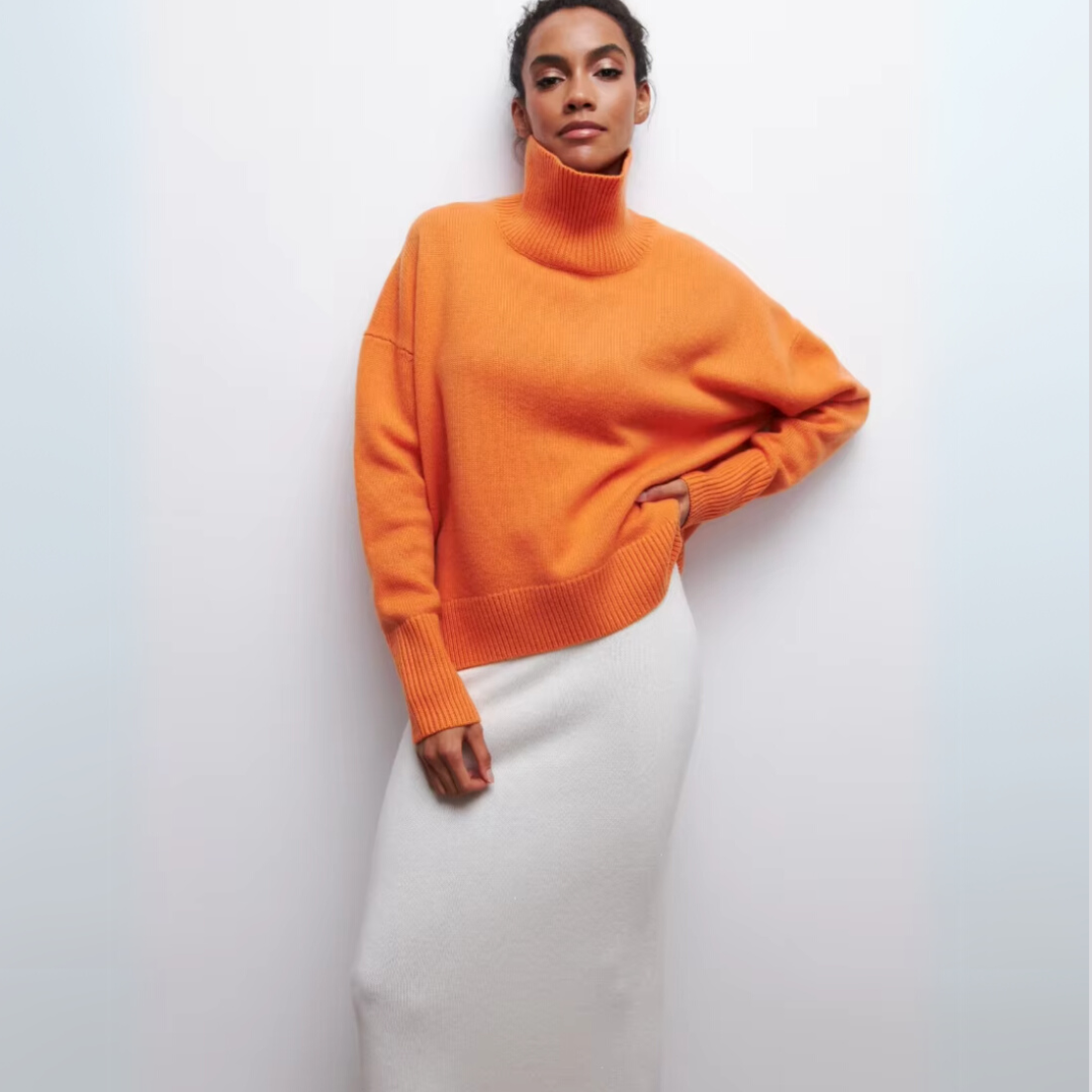 Sofia™ | Lun højhalset sweater