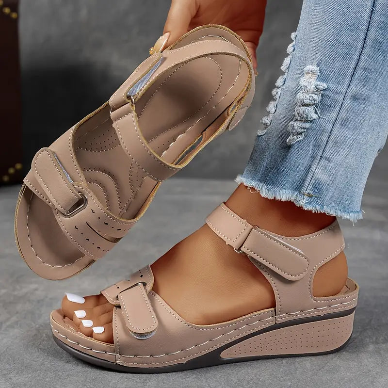 Sofia™ ortopædiske sandaler med kilehæl