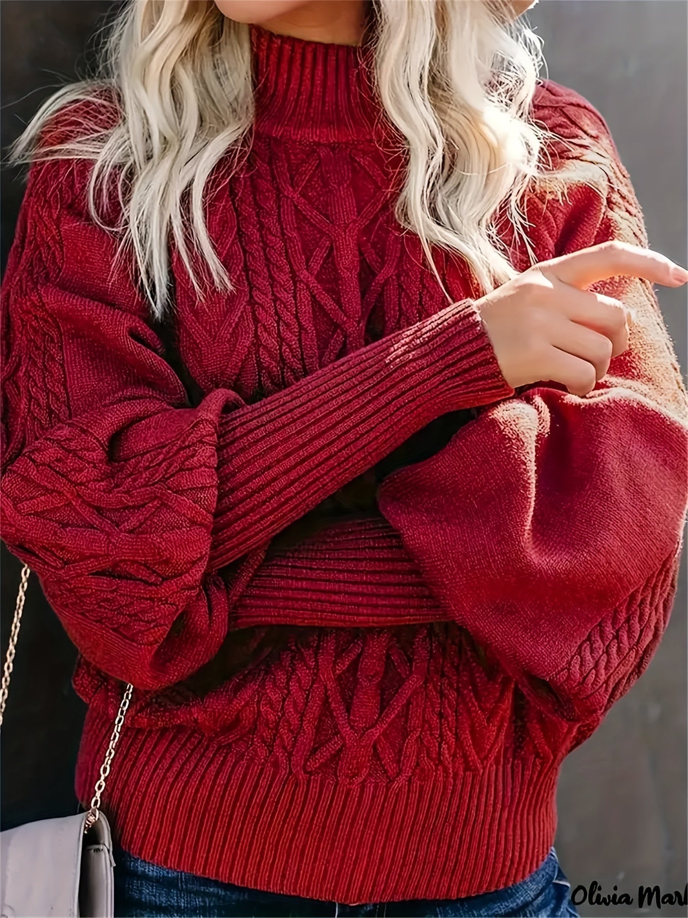 Sofia™ | Elegant sweater med fletmønster