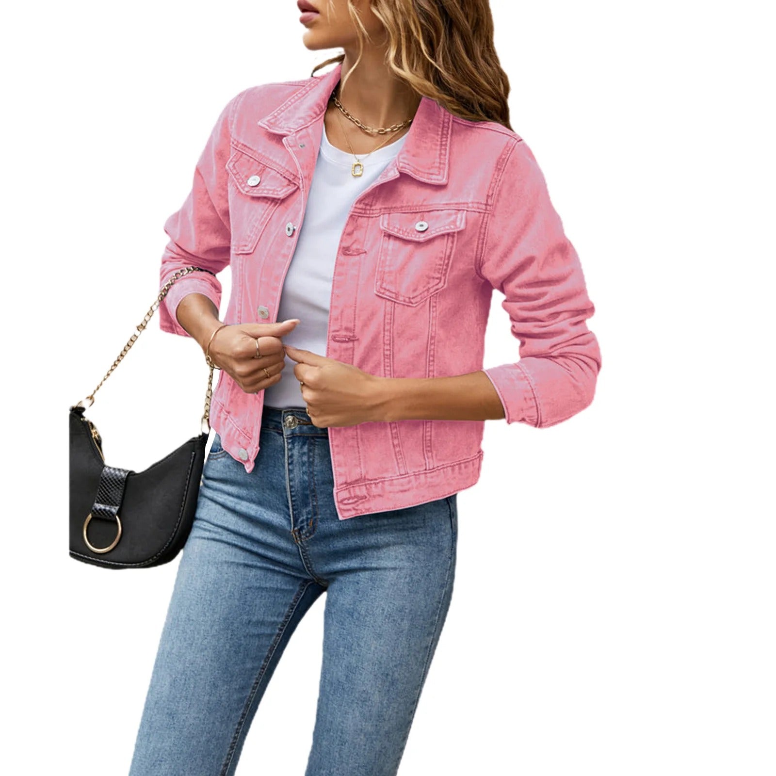 Sofia™ | Stilfuld Casual Denimjakke