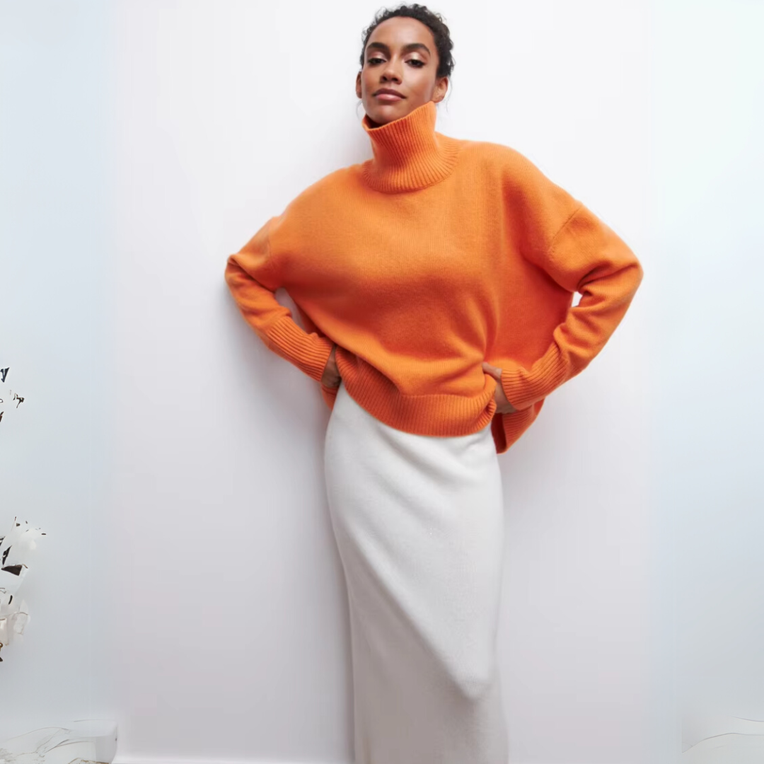 Sofia™ | Lun højhalset sweater