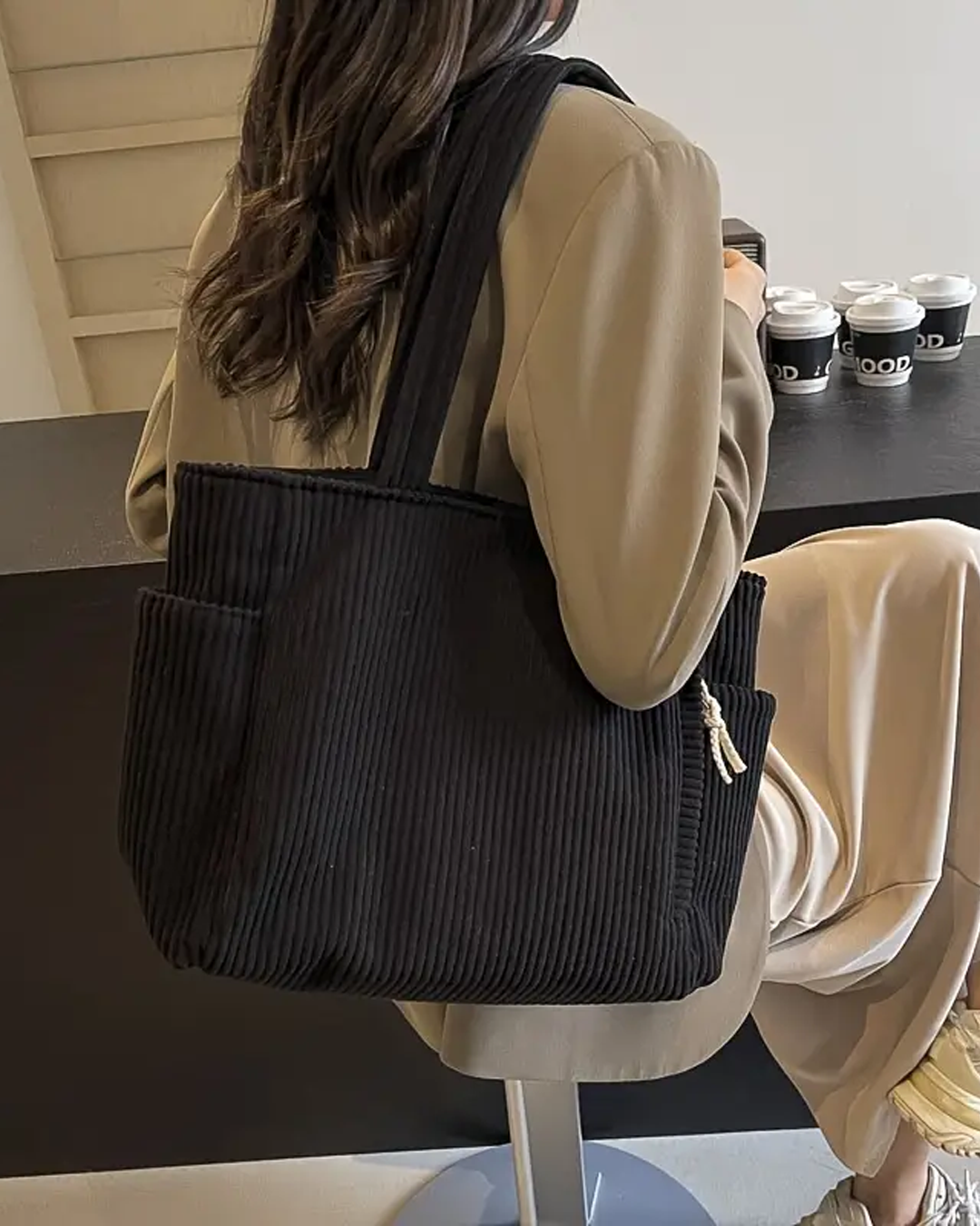Sofia™ | Stilfuld Casual Skuldertaske med Snordetalje