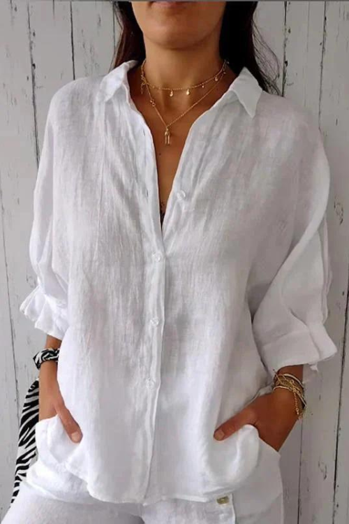 Sofia™ | Stilfuld Casual Skjorte med Knapper