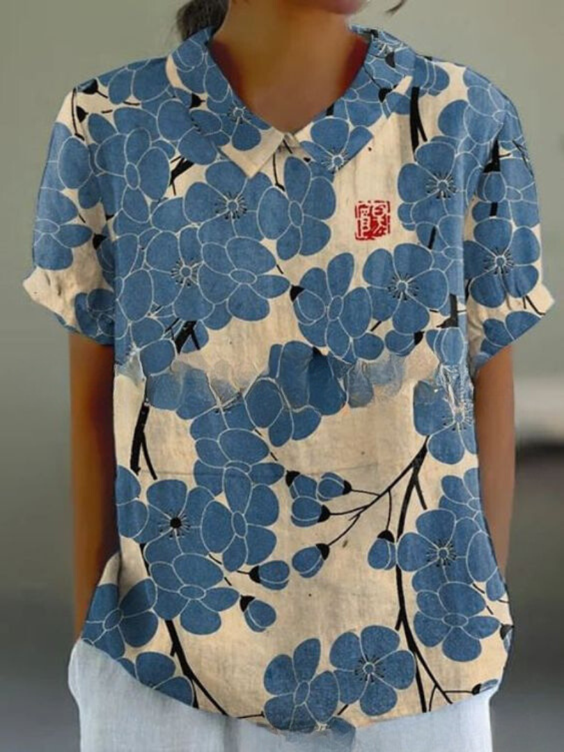 Sofia™ | Blomstret Skjorte