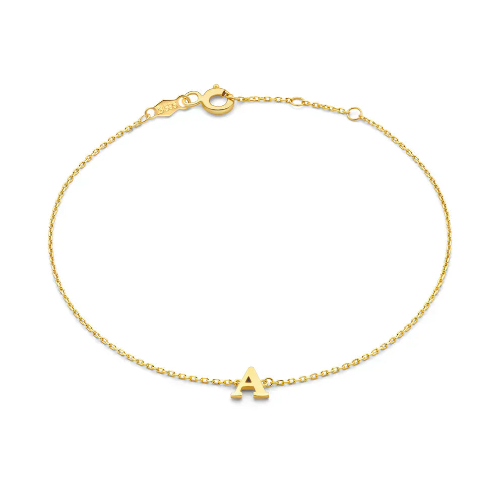 Vita Signa Initial-Armbånd | Guld 14k