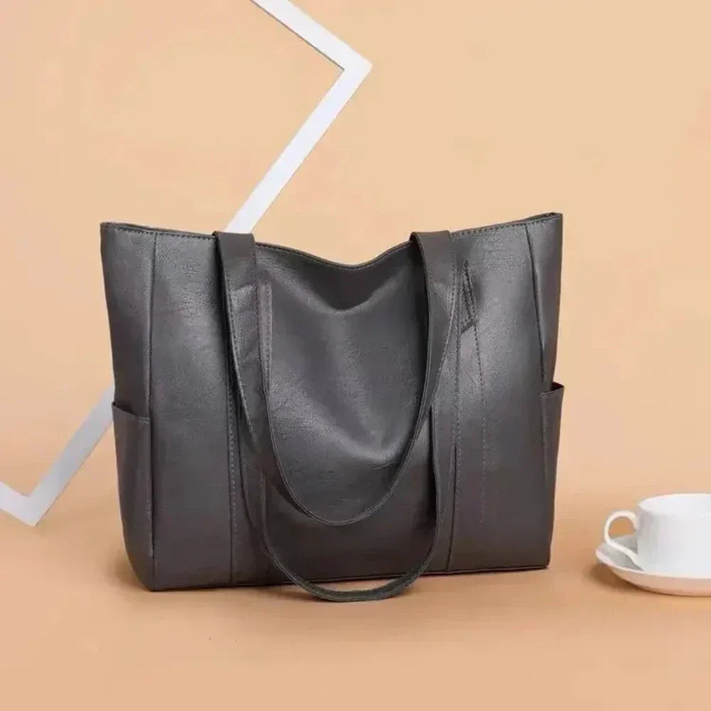 Sofia™ | Minimalistisk luksuriøs skuldertaske i blødt design.