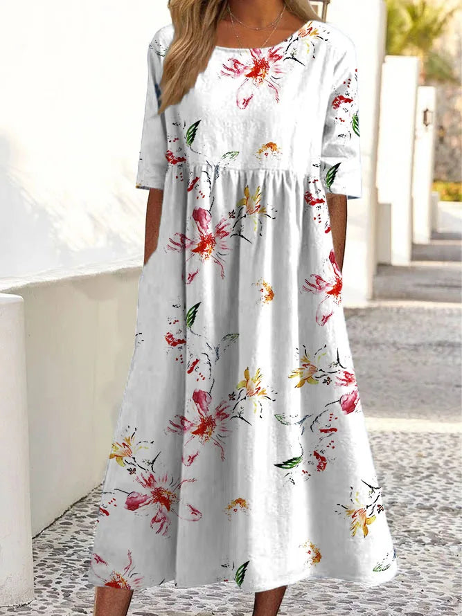 Sofia® | Blød Blomsterkjole