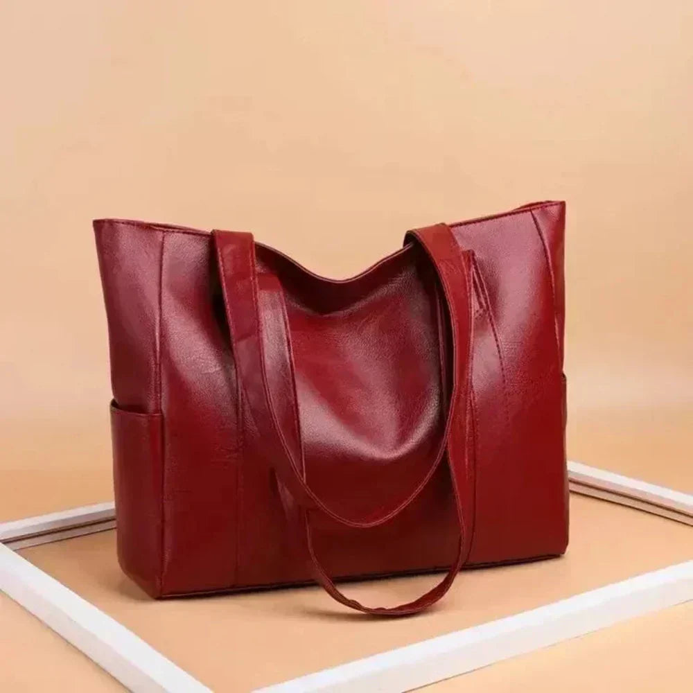 Sofia™ | Minimalistisk luksuriøs skuldertaske i blødt design.