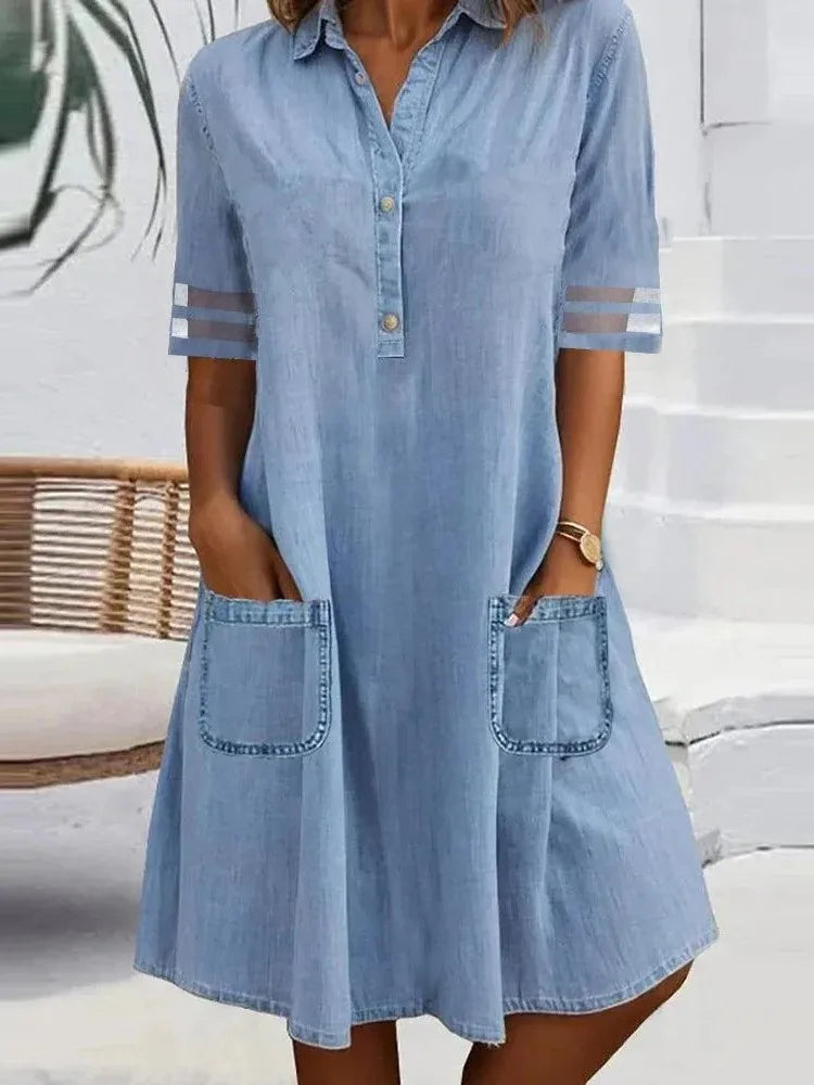 Sofia® | Denim Letvægtskjole