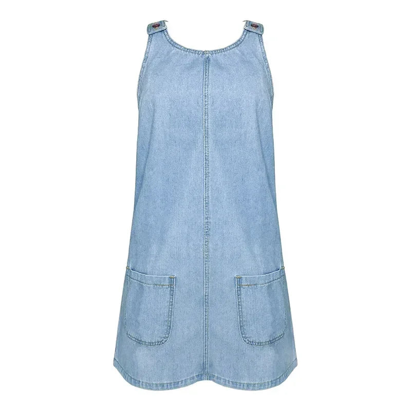 Sofia™ | Praktisk og Let Denim Sommerkjole