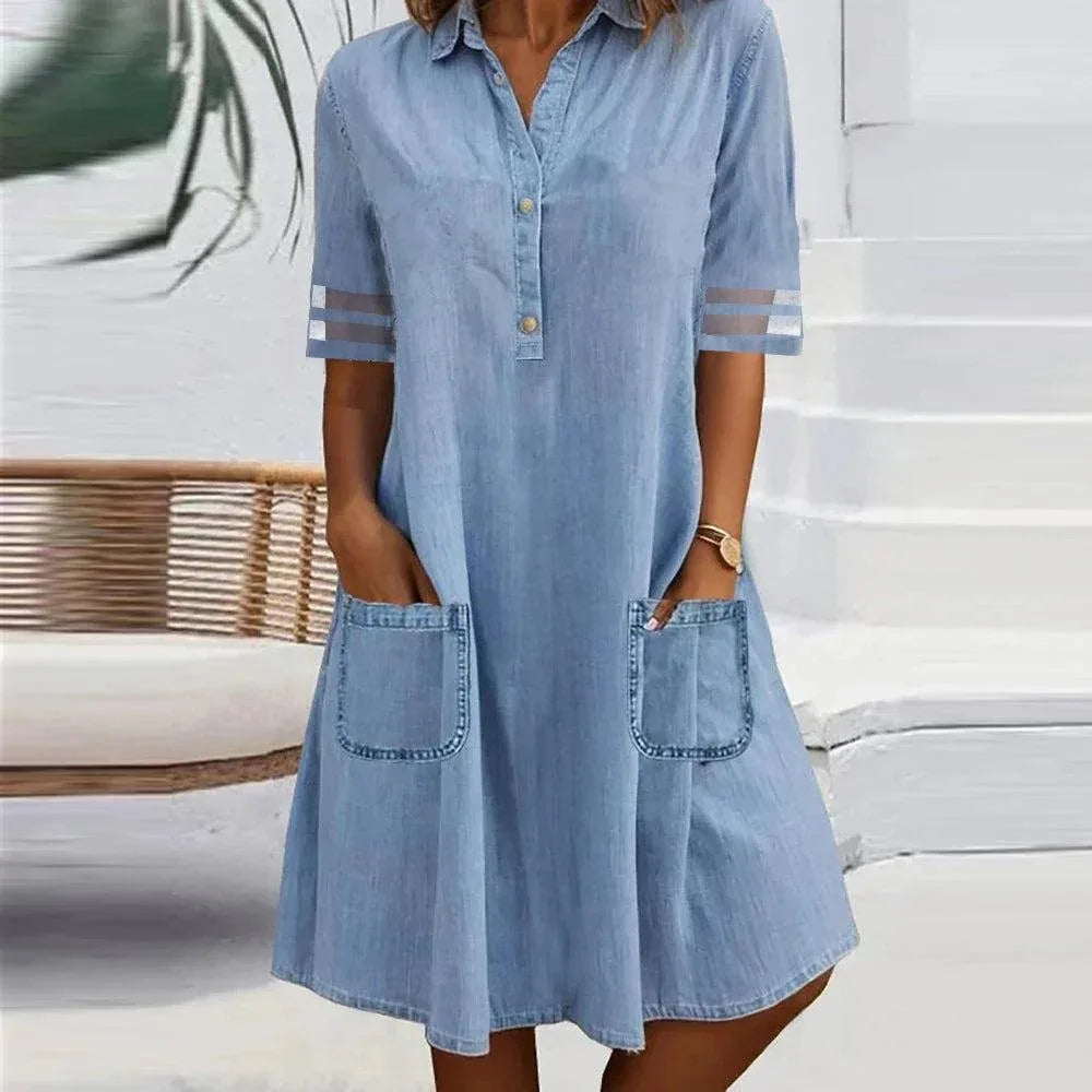 Sofia® | Denim Letvægtskjole