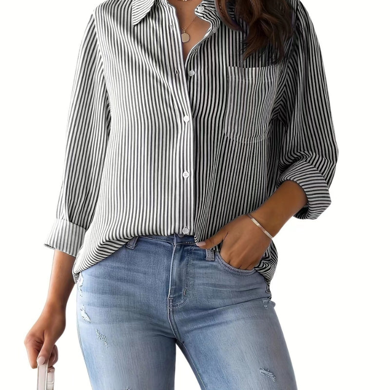 Sofie™ | Elegant bluse i bomuld med løs pasform
