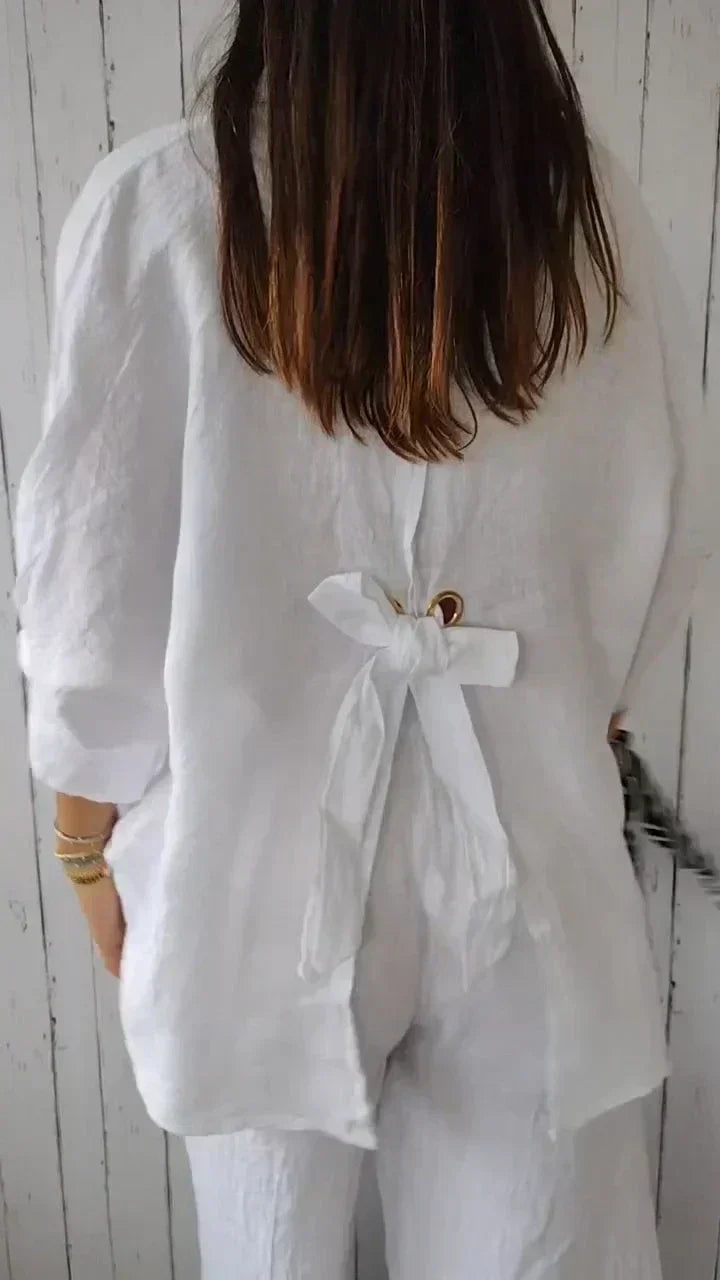 Sofia™ | Stilfuld Casual Skjorte med Knapper