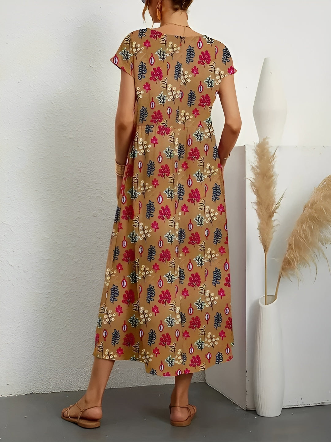 Sofia™ | Let sommerkjole med blomsterprint
