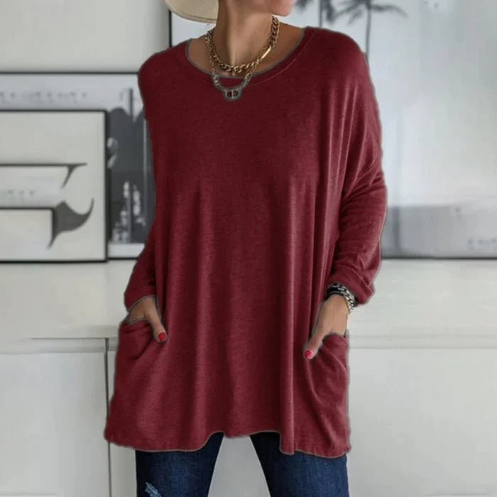 Heidi | Stilfuld Tunika med Afslappet Pasform