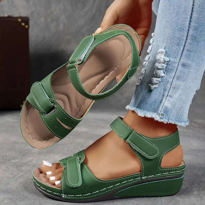 Sofia™ ortopædiske sandaler med kilehæl