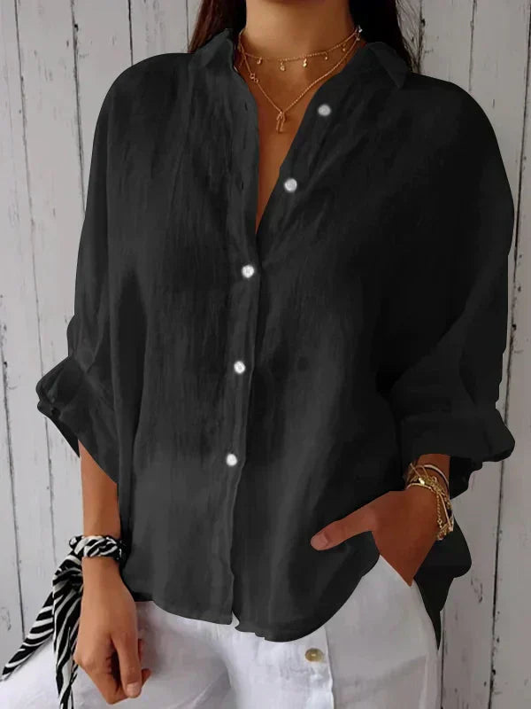 Sofia™ | Stilfuld Casual Skjorte med Knapper