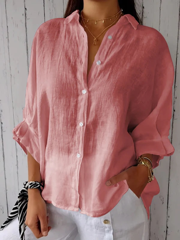 Sofia™ | Stilfuld Casual Skjorte med Knapper