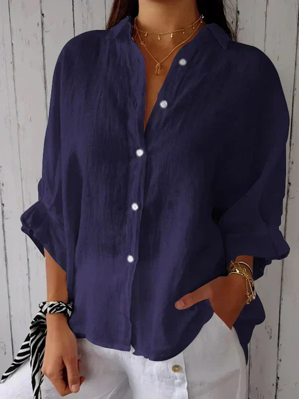 Sofia™ | Stilfuld Casual Skjorte med Knapper