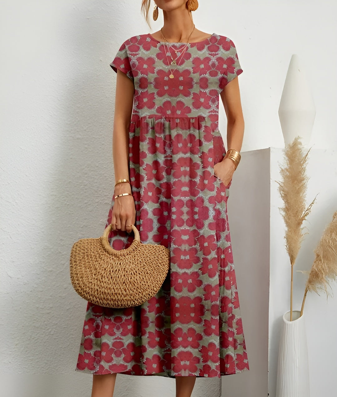 Sofia™ | Let sommerkjole med blomsterprint